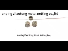 SS 넥타이  Mesh 직물 4 * 5mm Mesh 구멍 가스 액체 AISI 301 Demister를 위해