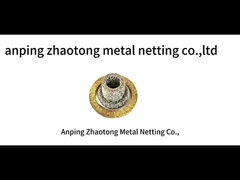 SS 넥타이  Mesh 직물 4 * 5mm Mesh 구멍 가스 액체 AISI 301 Demister를 위해