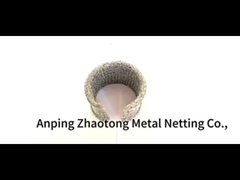 일반 직물 스테인레스 스틸 직물 철자망 롤 주문형 크기 은 노란색