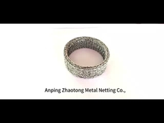 충격 흡수 압축 된 넥타이 와이어 메시 필터 φ2-500mm 평면형