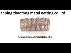 PP / SS316 넥타이  Mesh 직물 0.5mm 직경 1000mm 너비 파동 곡물 모양