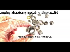 직경 0.08mm-0.55mm의 얇은 평평한 짜인 철망