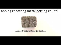 0.08 - 0.45mm 와이어 메시 세탁용 반지 모양 SUS316L 머플러