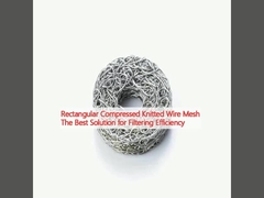 직사각형 압축 넥타이 와이어 메시 필터 효율을 위한 가장 좋은 해결책
