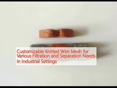 산업 환경에서 다양한 필터레이션 및 분리 필요를 위해 사용자 정의 할 수 있는 짜인 와이어 메시