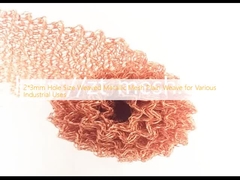 2*3mm 구멍 크기 엮은 금속 망 다양한 산업용 평면 엮기