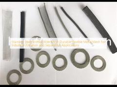 스테인레스 스틸 넥티드 와이어 메시 산업적 필터레이션 및 분리 애플리케이션을 위한 내구성 유연 금속 메시