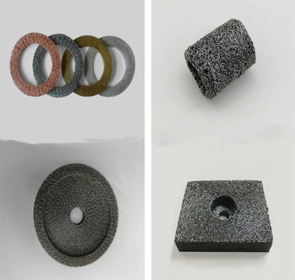 두께 10mm 압축 된 직제 스테인리스 스틸 와이어 메시 화학 산업용