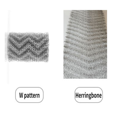 넓은 너비 넥타이 와이어 메시 가스켓 산업용 온도 내성