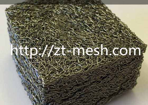 Stainless Steel Wire Mesh Exhaust Gaskets 40*20*10.3mm Compressed Knitted Wire Mesh OEM