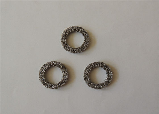 압축된 니트 와이어 메쉬 세탁기 Dia14mm 0.3 밀리미터 SS 대체 고압세척기