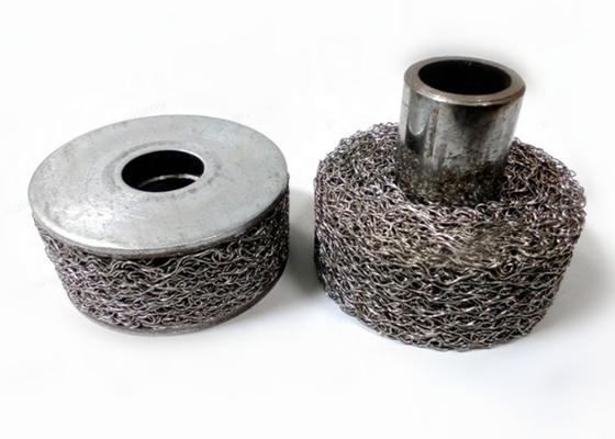 원통 내진성 압축된 편직 와이어 메쉬 필터 스테인레스 강 310 0.08mm-0.55mm