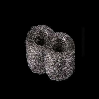 가스 내성 넥티드 와이어 메시 가스켓 200c에서 800c 필터