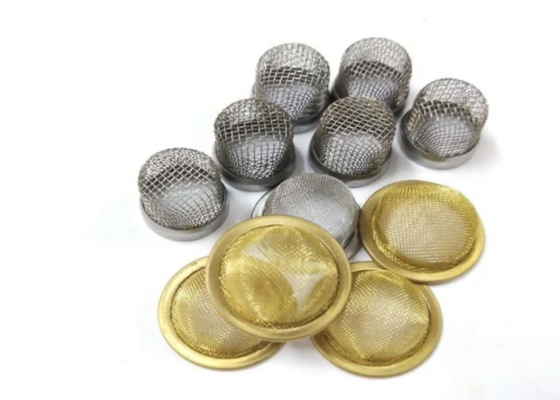 1-100mesh 금속 실 방직 그물 필터는 이용 가능한 10m 30m 정사각형 홀 샘플을 디스크로 만듭니다