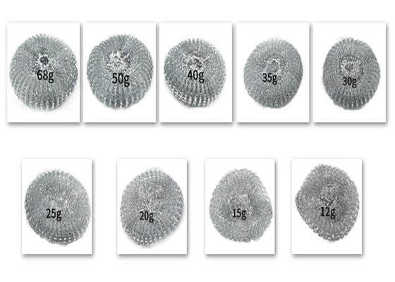 20g 아연 도금 강선 볼 세정, 메쉬 문질러 닦는 사람이 볼을 청소합니다