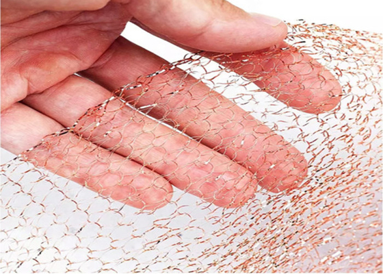 30m 구리 편성 망 10 15 20 센티미터 폭 0.20 밀리미터는 Dia 주름면을 배선합니다