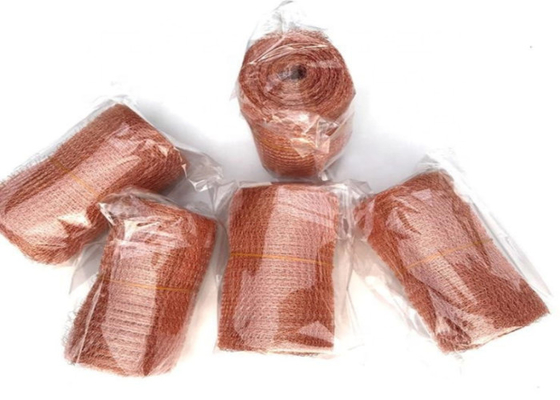 주문 제작된 순수한 적동광 편성 망 1.3m 방해물 블로커 골판 형태