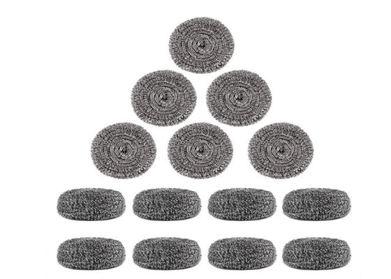 2*6cm 7.5g 스테인레스 강 세척구 / 은 금속 부엌 솔