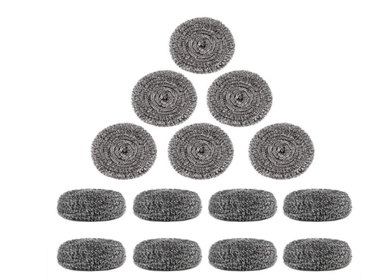 2*6cm 7.5g 스테인레스 강 세척구 / 은 금속 부엌 솔