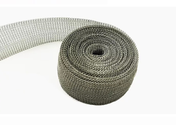 가스 액체 필터에서 Dia 25 센티미터 편직 와이어 메쉬 구리 티타늄 스테인레스 강