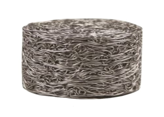 압축된 편직 와이어 메쉬 316l Od160 Id70 두께 21 밀리미터를 특화하세요