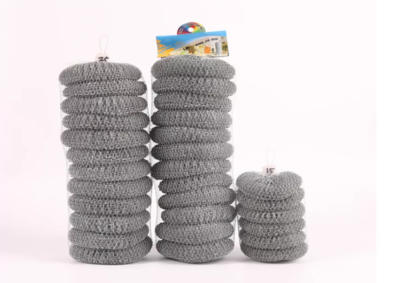 부엌을 찾아 볼을 돌아다니는 316 스테인레스 강을 청소하는 나선형 솔