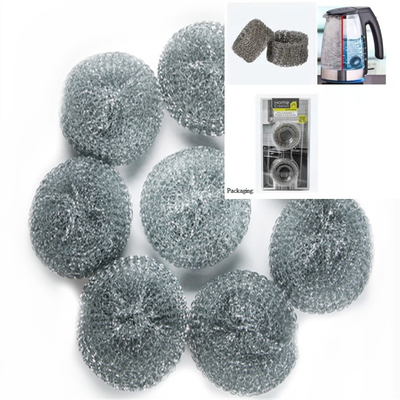 솥을 위한 Dia 4 센티미터 두께 2 센티미터 304 스테인레스 강 세척구