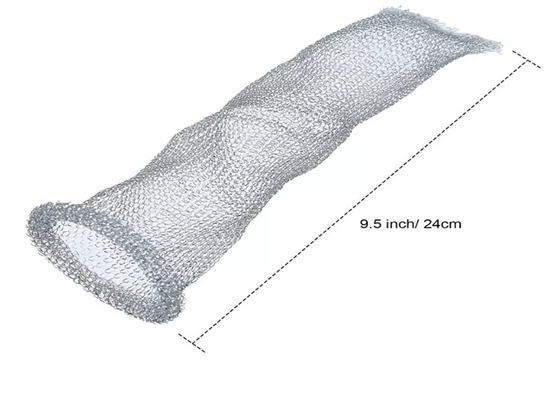 세탁기 세탁물 린트 트랩을 위한 폭 40 Mm 지름 290 밀리미터 편성 망