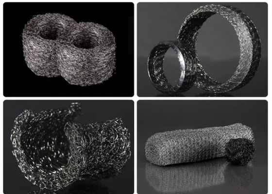 200 마이크론은 편직 와이어 메쉬 304 316 스테인레스 강을 압축했습니다