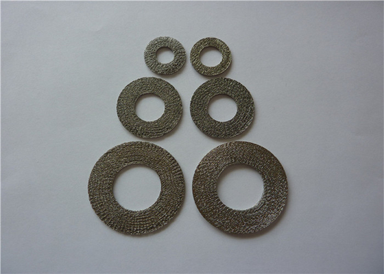 OD25mm 압축된 편직 와이어 메쉬 필터 가스 액체 0.55 밀리미터 100 메쉬 / 인치